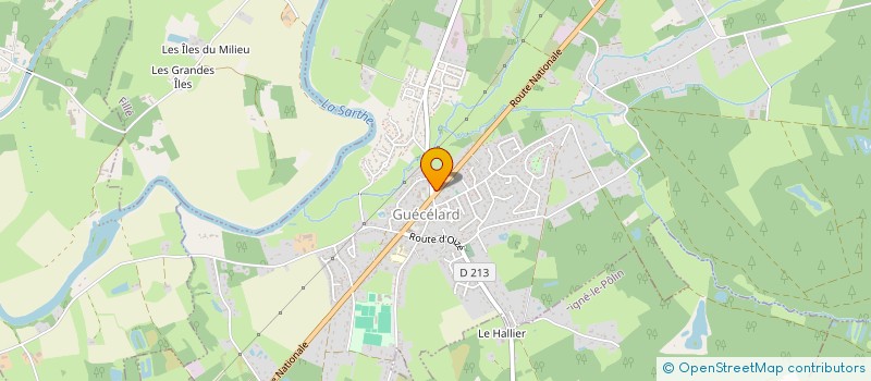 localisation de l'entreprise VICTOR EVENT  GUECELARD