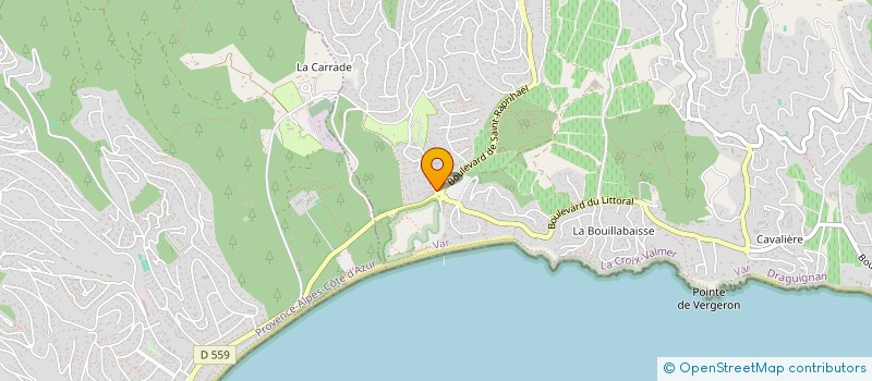 localisation de l'entreprise VICTOR GRENETA  LA CROIX-VALMER