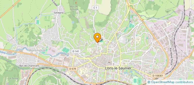 localisation de l'entreprise VICTOR GROS DISTRIBUTION à LONS-LE-SAUNIER