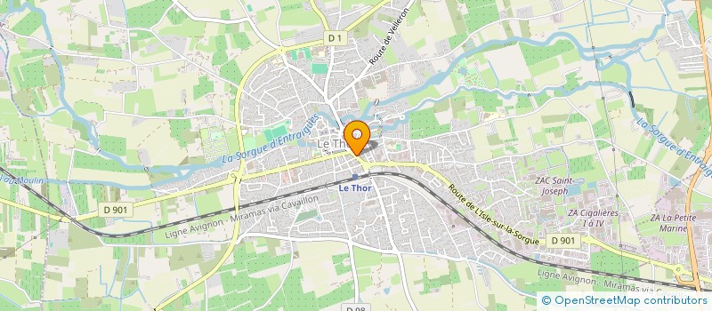 localisation de l'entreprise VICTOR HUGO à LE THOR