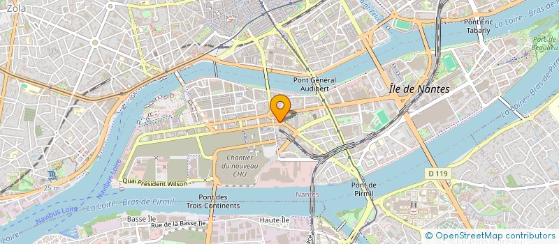 localisation de l'entreprise VICTOR HUGO à NANTES