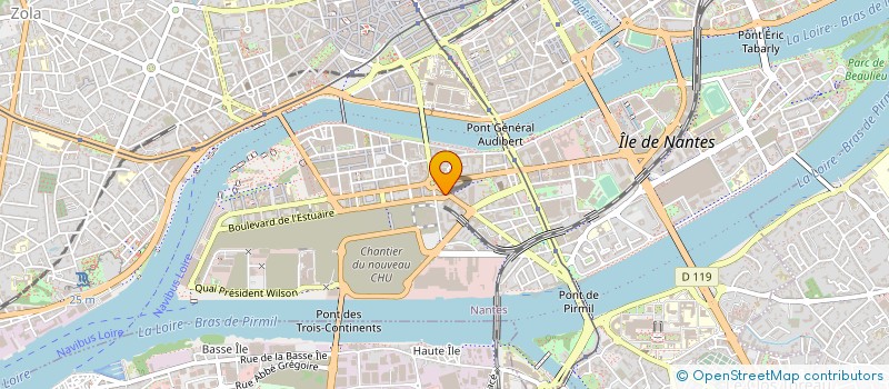 localisation de l'entreprise VICTOR HUGO  NANTES