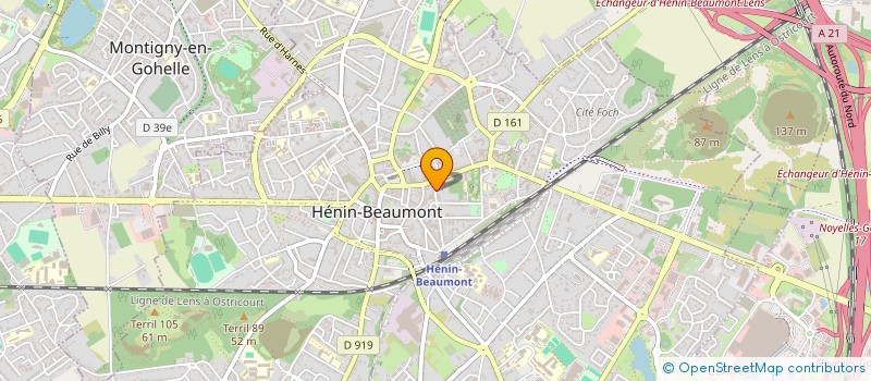 localisation de l'entreprise VICTOR HUGO à HENIN-BEAUMONT