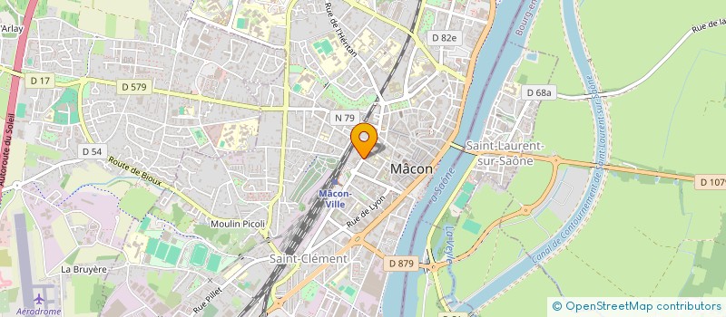localisation de l'entreprise VICTOR HUGO à MACON