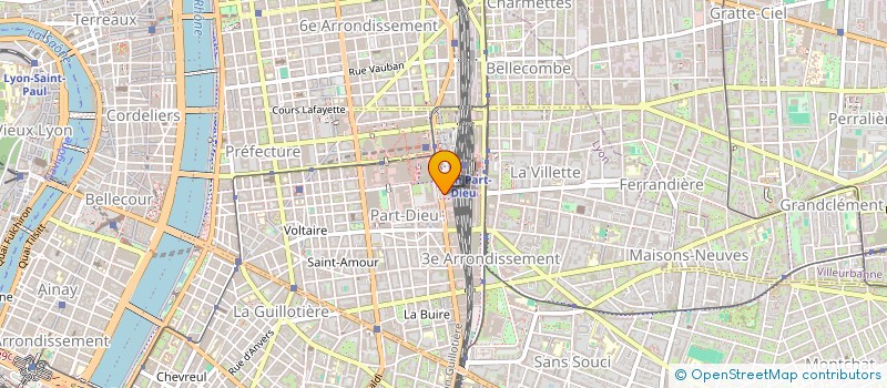 localisation de l'entreprise VICTOR HUGO  LYON