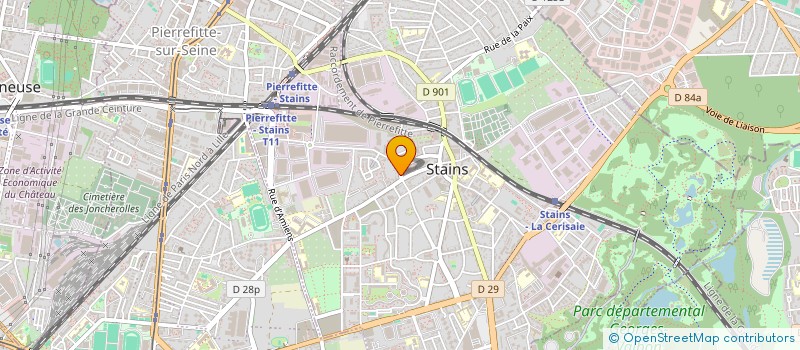 localisation de l'entreprise VICTOR HUGO à STAINS