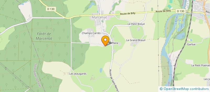 localisation de l'entreprise VICTOR HUGO  MARCENAT