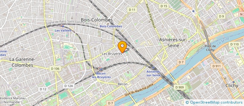 localisation de l'entreprise VICTOR HUGO à ASNIERES-SUR-SEINE