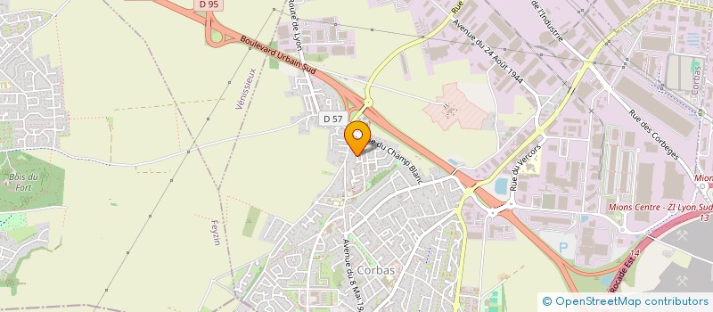 localisation de l'entreprise VICTOR HUGO à CORBAS