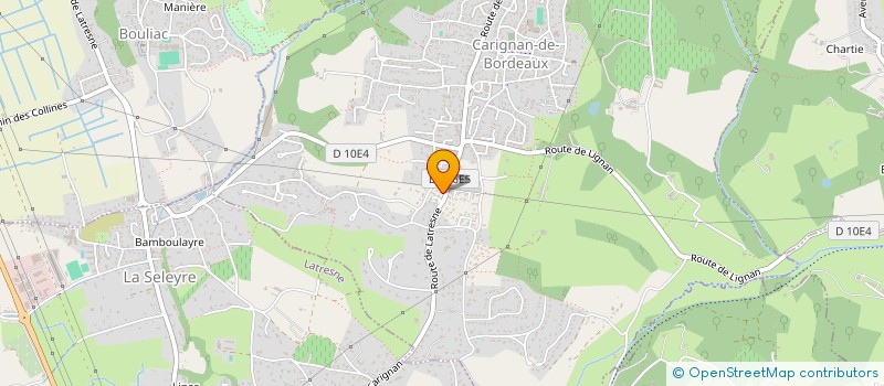 localisation de l'entreprise VICTOR HUGO  CARIGNAN-DE-BORDEAUX