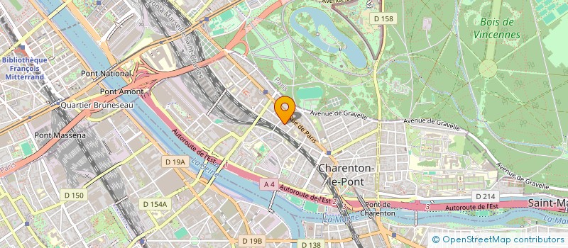 localisation de l'entreprise VICTOR HUGO  CHARENTON-LE-PONT
