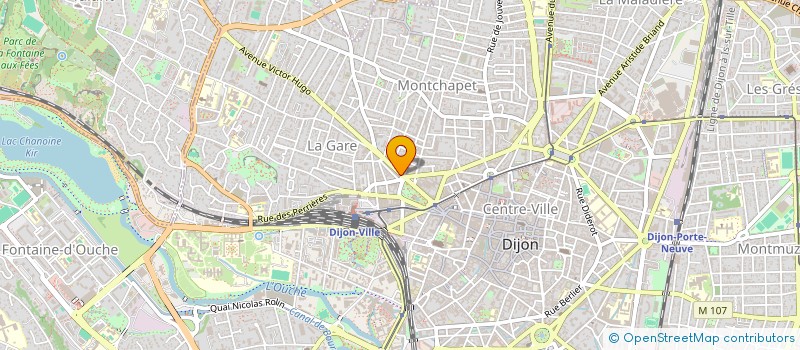 localisation de l'entreprise VICTOR HUGO à DIJON