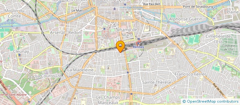 localisation de l'entreprise VICTOR HUGO  RENNES