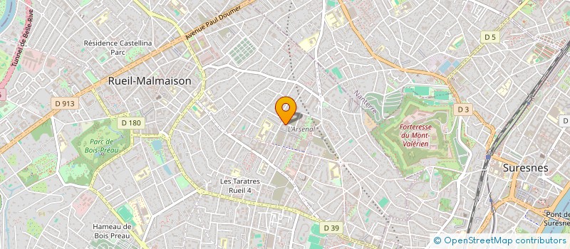 localisation de l'entreprise VICTOR HUGO à RUEIL-MALMAISON