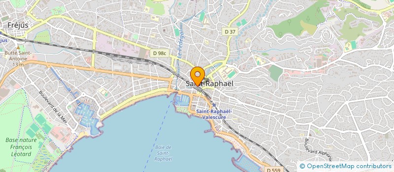 localisation de l'entreprise VICTOR HUGO SPA  SAINT-RAPHAEL