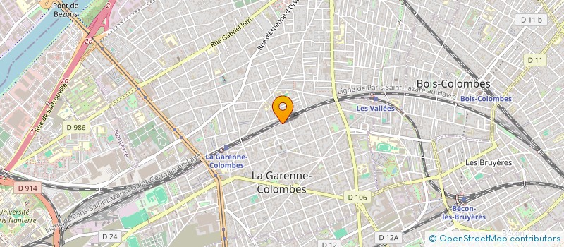 localisation de l'entreprise VICTOR IMMO à LA GARENNE-COLOMBES