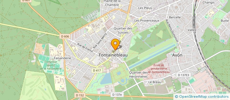 localisation de l'entreprise VICTOR IMMOBILIER à FONTAINEBLEAU