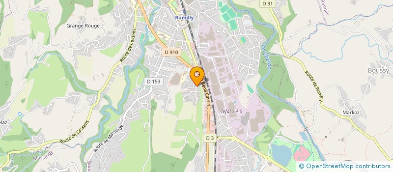 localisation de l'entreprise VICTOR MARINE & ANNE-LAURE VALETTE, NOTAIRES  RUMILLY