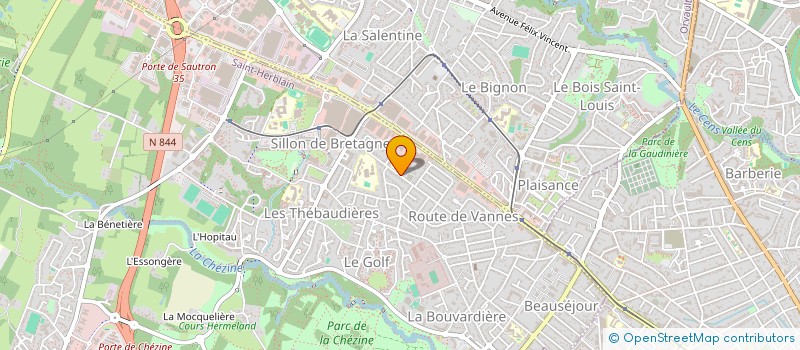 localisation de l'entreprise VICTOR RACOIN  SAINT-HERBLAIN