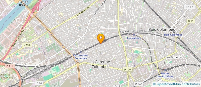 localisation de l'entreprise VICTOR RENOVATION à LA GARENNE COLOMBES