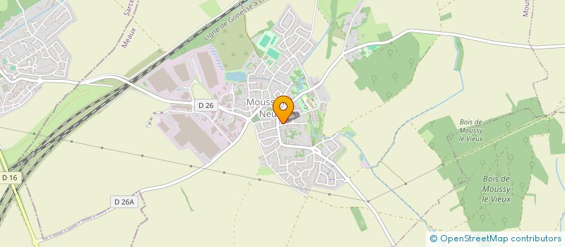 localisation de l'entreprise VICTOR ROSA ALEXANDRE CLEMENT  MOUSSY-LE-NEUF