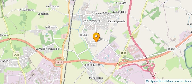 localisation de l'entreprise VICTOR SAM'ECO FINANCES à VALFRAMBERT