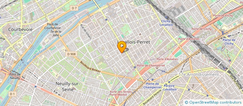 localisation de l'entreprise VICTOR SOLUTIONS à LEVALLOIS-PERRET