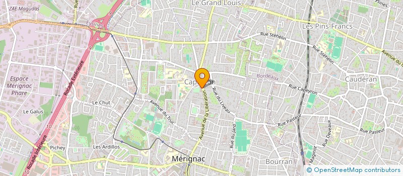 localisation de l'entreprise VICTOR VISION  MERIGNAC