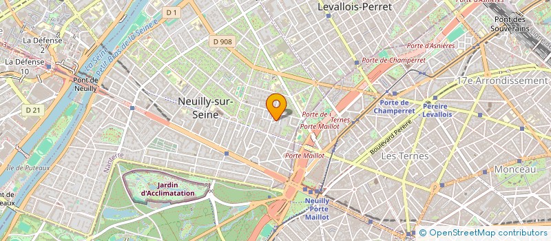 localisation de l'entreprise VICTOR VIVI à NEUILLY-SUR-SEINE