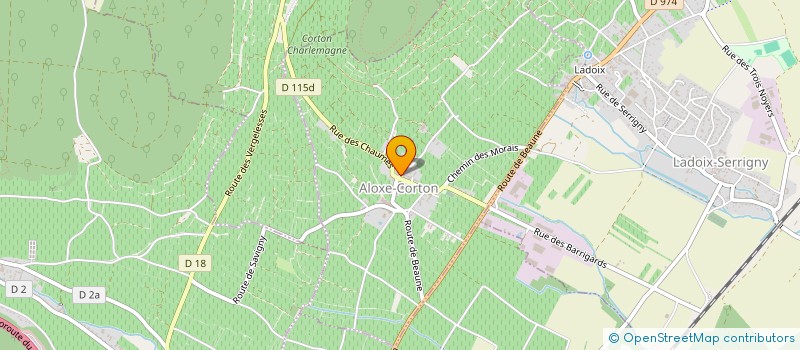 localisation de l'entreprise VICTOR VOARICK à ALOXE-CORTON