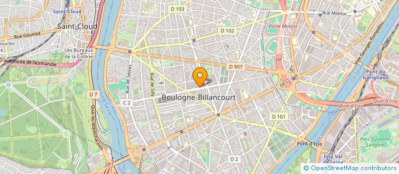 localisation de l'entreprise VICTOR VP  BOULOGNE-BILLANCOURT