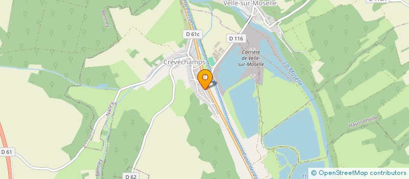 localisation de l'entreprise VICTORANNE  CREVECHAMPS