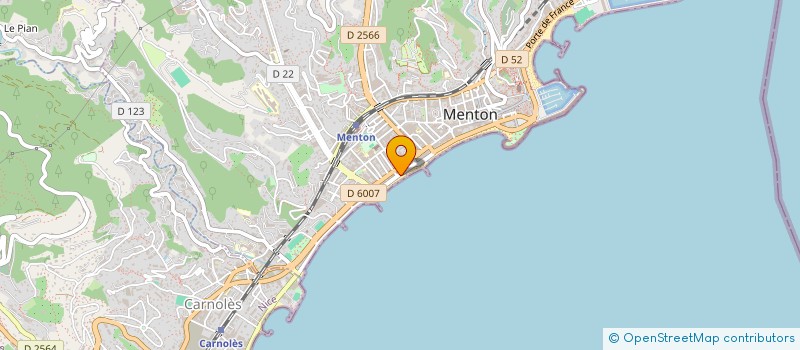 localisation de l'entreprise VICTORIA  MENTON