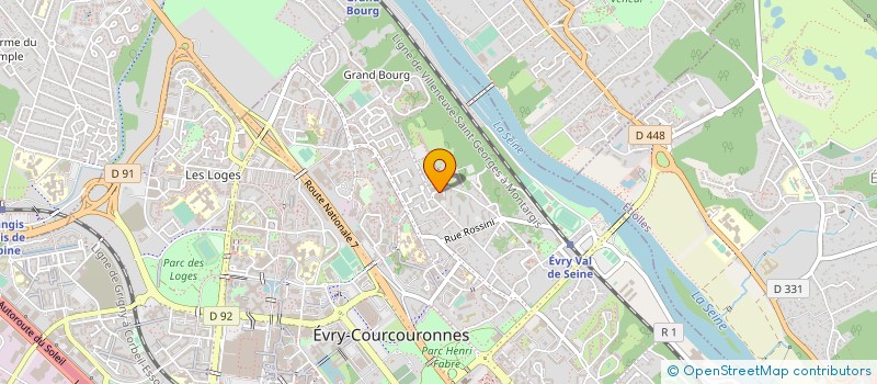localisation de l'entreprise VICTORIA à EVRY-COURCOURONNES