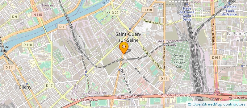 localisation de l'entreprise VICTORIA à SAINT-OUEN-SUR-SEINE