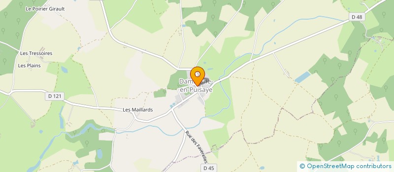 localisation de l'entreprise VICTORIA à DAMMARIE-EN-PUISAYE