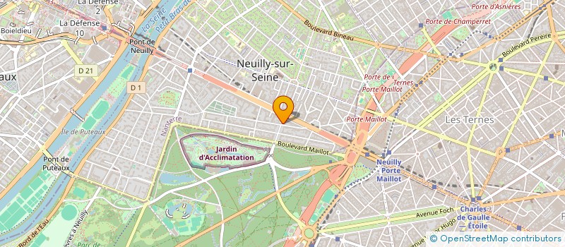 localisation de l'entreprise VICTORIA à NEUILLY-SUR-SEINE