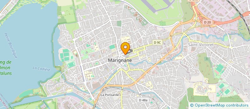 localisation de l'entreprise VICTORIA à MARIGNANE