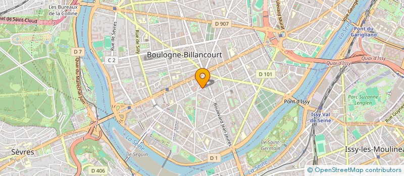 localisation de l'entreprise VICTORIA à BOULOGNE-BILLANCOURT