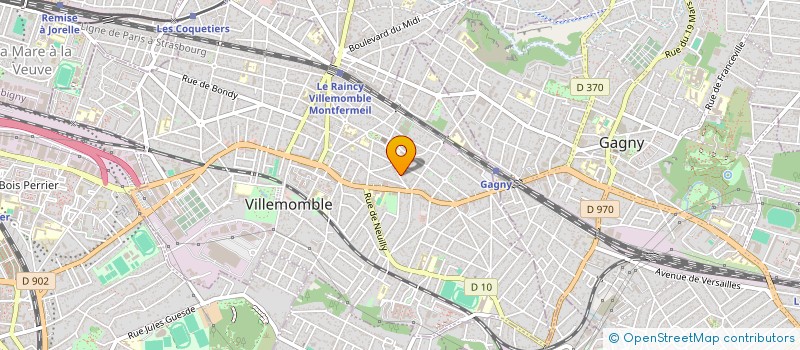 localisation de l'entreprise VICTORIA à VILLEMOMBLE