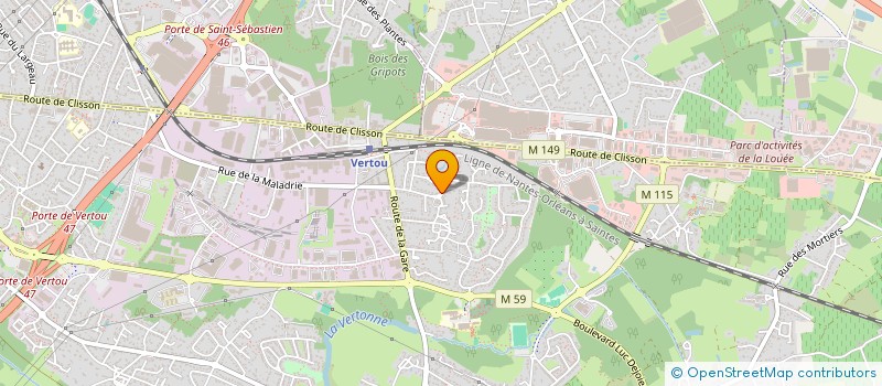 localisation de l'entreprise VICTORIA  VERTOU