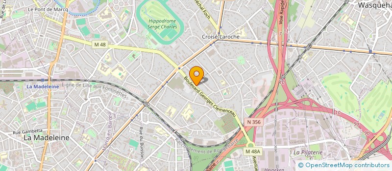 localisation de l'entreprise VICTORIA à MARCQ-EN-BARŒUL