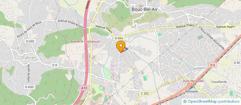 localisation de l'entreprise VICTORIA à BOUC-BEL-AIR