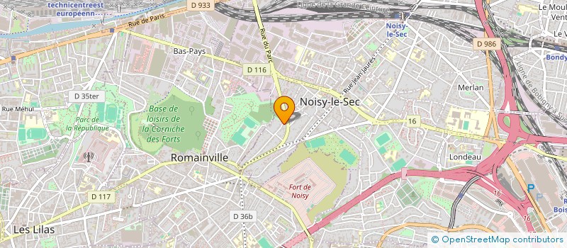 localisation de l'entreprise VICTORIA à NOISY-LE-SEC