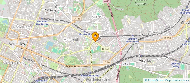 localisation de l'entreprise VICTORIA à VERSAILLES