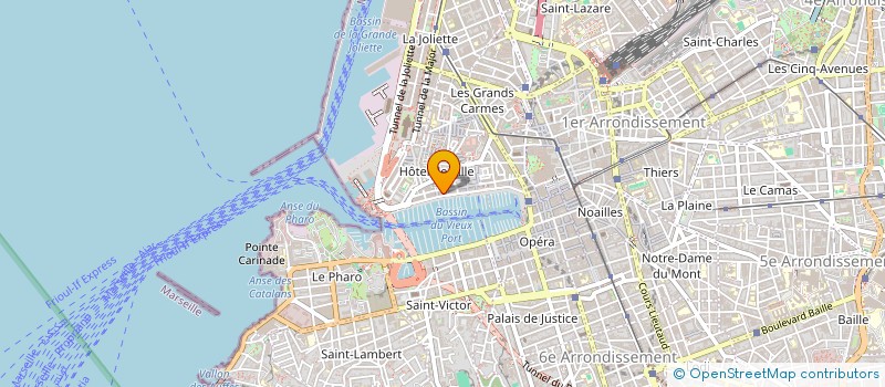 localisation de l'entreprise VICTORIA à MARSEILLE