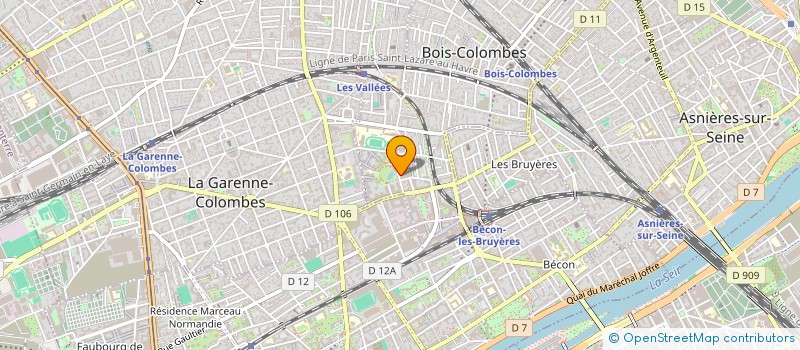 localisation de l'entreprise VICTORIA à BOIS-COLOMBES