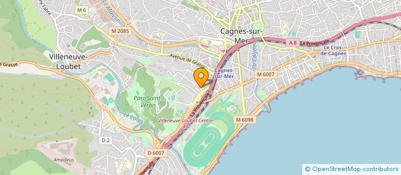 localisation de l'entreprise VICTORIA à CAGNES-SUR-MER