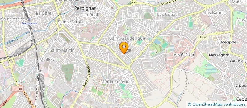 localisation de l'entreprise VICTORIA  PERPIGNAN