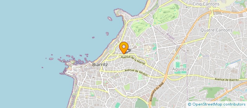 localisation de l'entreprise VICTORIA à BIARRITZ